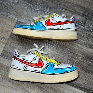 Nike Air Force 1 Hand Painted Cartoon Shoes